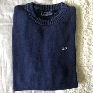 Vineyard vines navy cotton crewneck